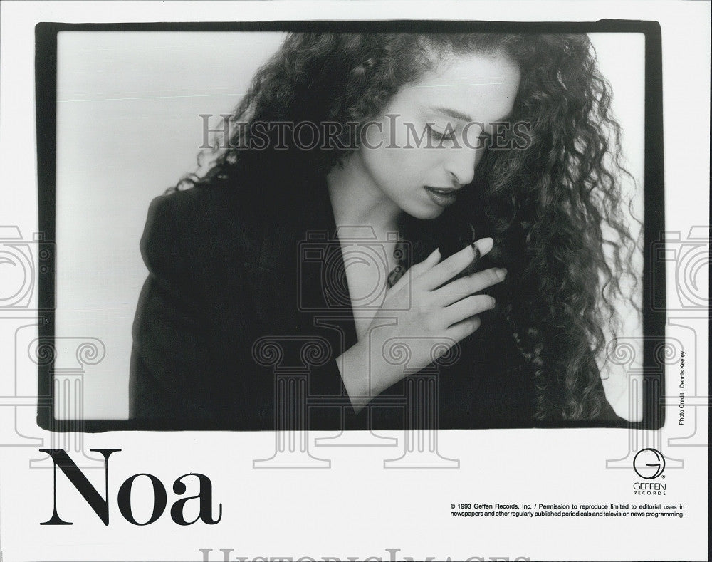 1993 Press Photo Geffen Records Noa Musician Recording Artist - Historic Images