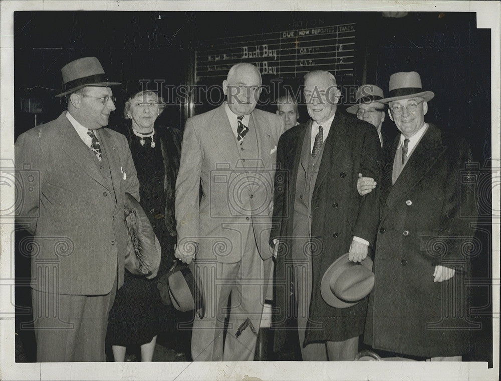 1949 Press Photo Edward P. Murooney, Massachusetts Chiefs of Police - Historic Images