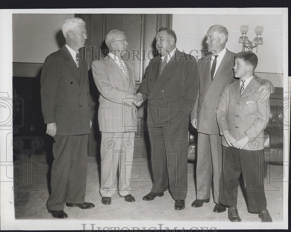 1951 Press Photo Four Roberts Brothers of Same Law Firm at Swearing in Ceremony - Historic Images