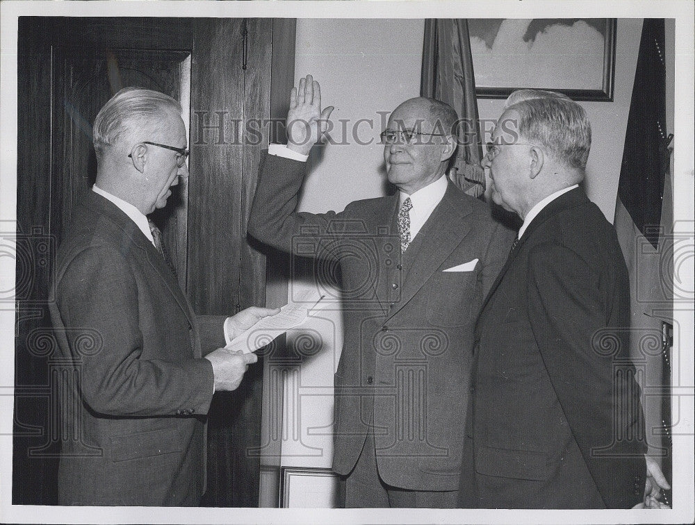1959 Press Photo W Malley,JPW Finn and Boston Mayor Hynes - Historic Images