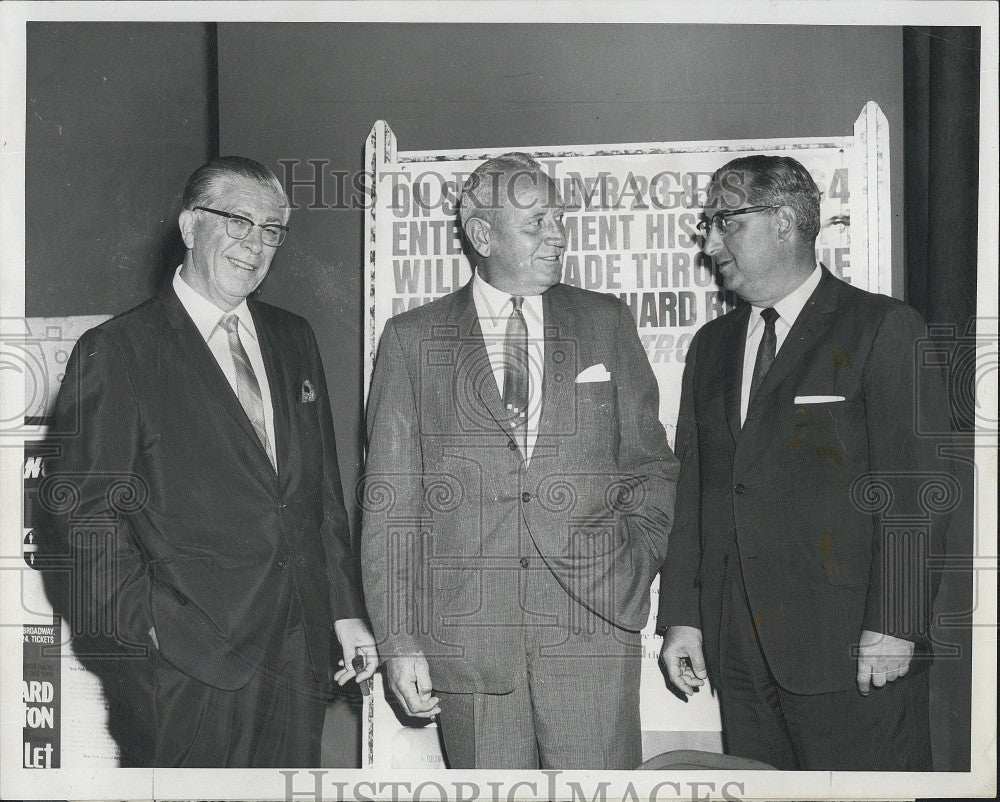 1964 Press Photo Jules Lapidus,Chester Stoddard &amp; William Kumins - Historic Images