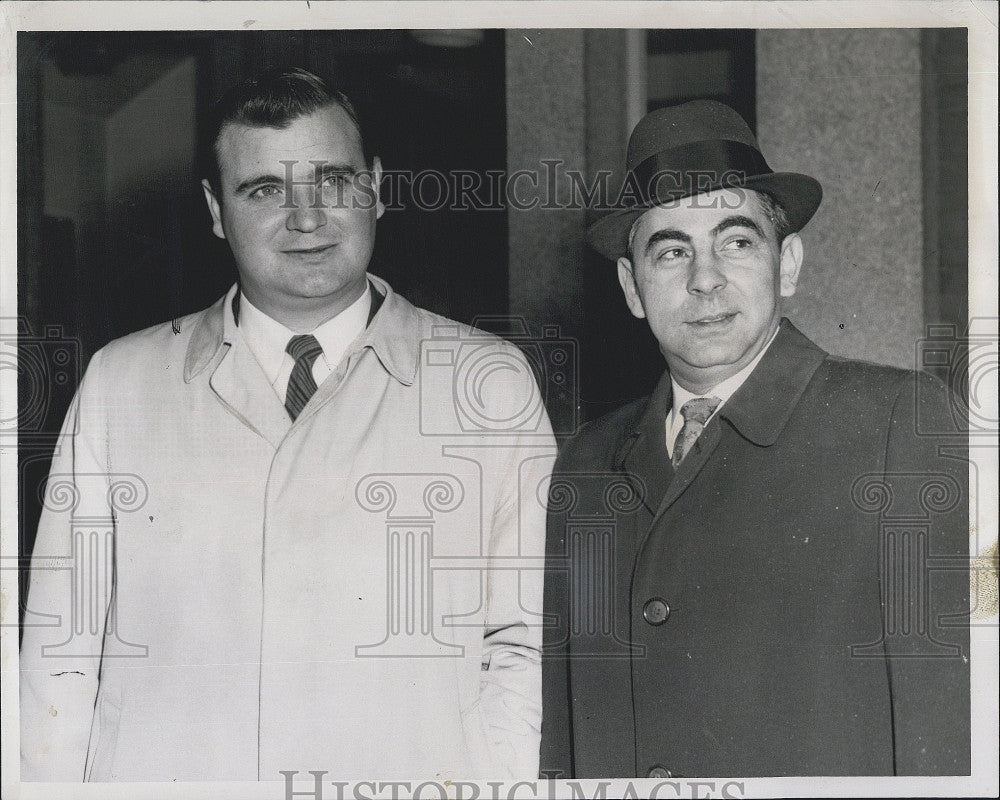 1961 Press Photo State police J Lanzetta &amp; F Bianco - Historic Images