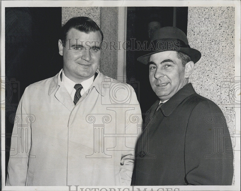 1961 Press Photo Mass State police bio-chemists F M Bianco &amp; J Lanzetta - Historic Images