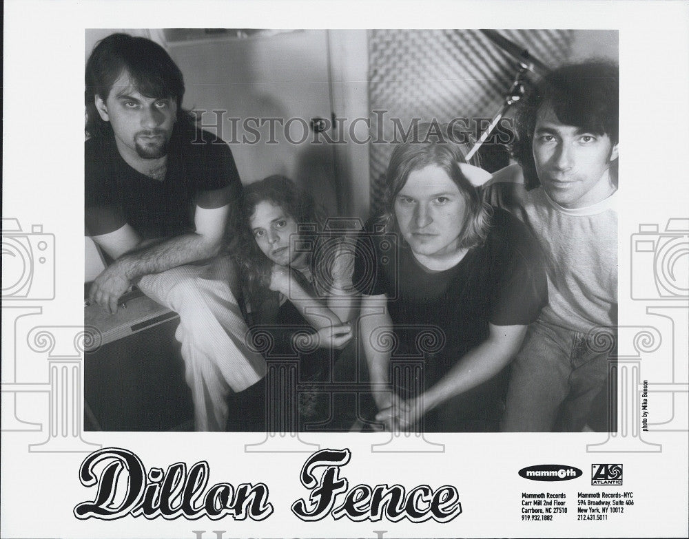 Press Photo Members Of Music Grop Dillon Fence - Historic Images