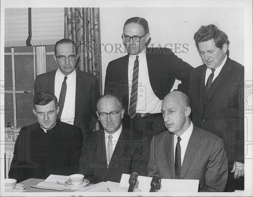 1967 Press Photo PAX Conference Luria Deats Webb Dineen Fray Grossman - Historic Images