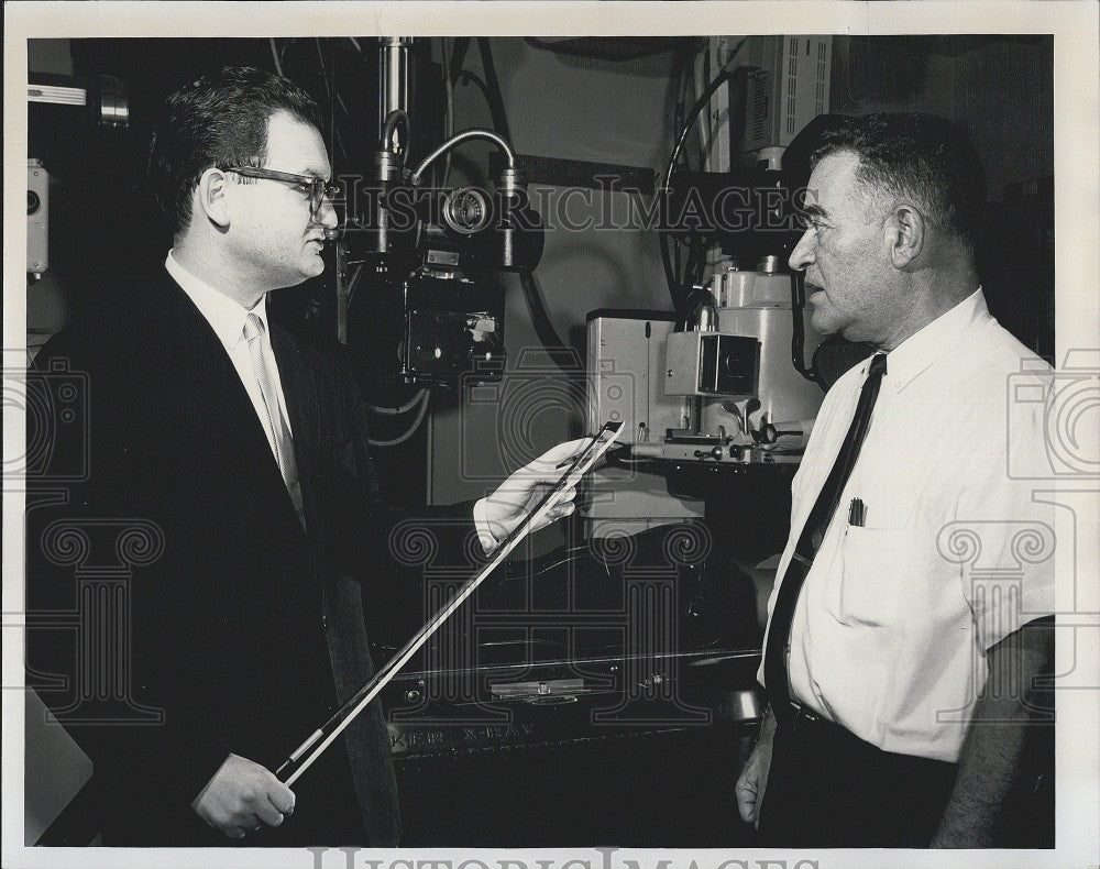 1966 Press Photo Michel Sasson &amp; Louis Baigman - Historic Images