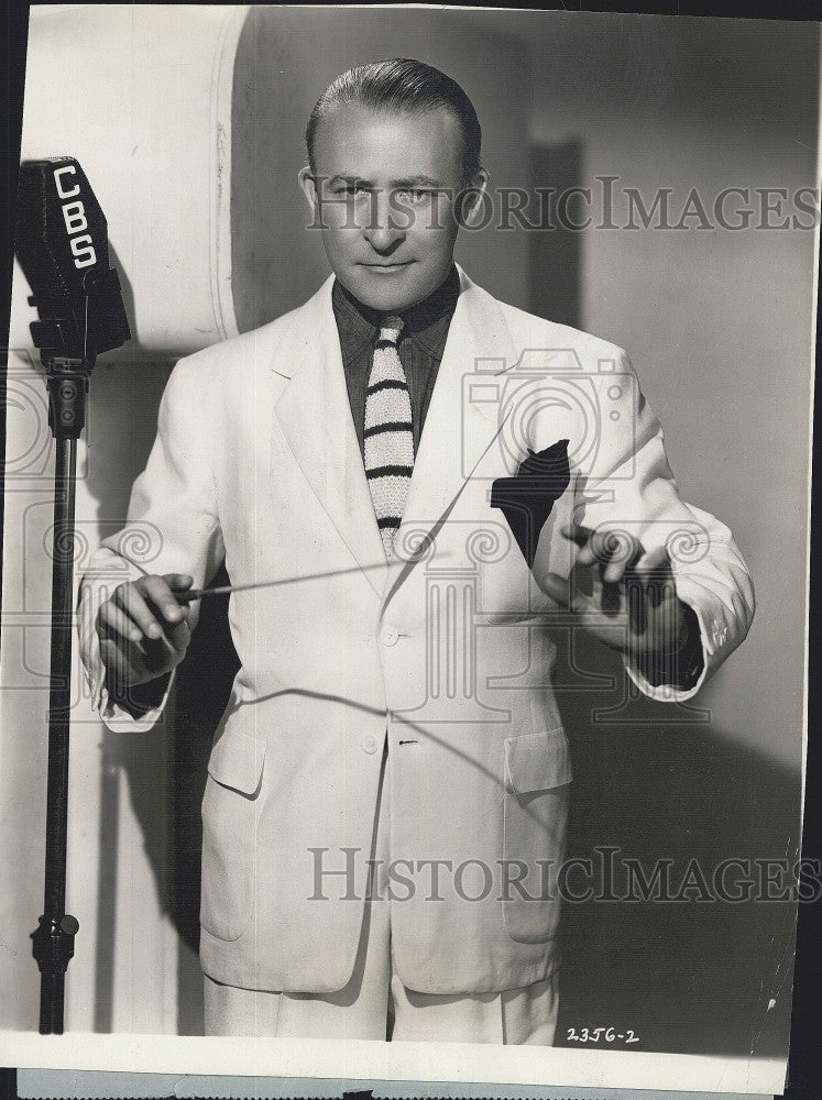 1936 Press Photo Jack Miller Kate Smith Radio Programs Host - Historic Images