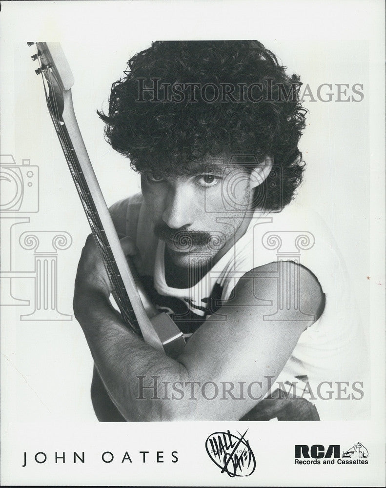 Press Photo Musician, John Oates on RCA music - Historic Images