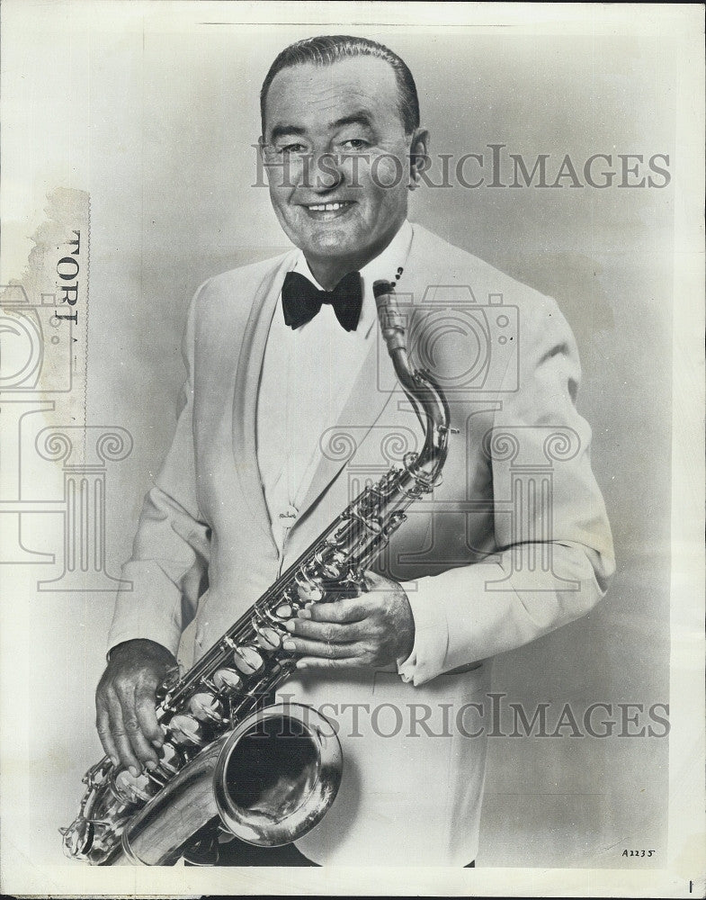 1973 Press Photo Freddy Martin Big Band Musician - Historic Images