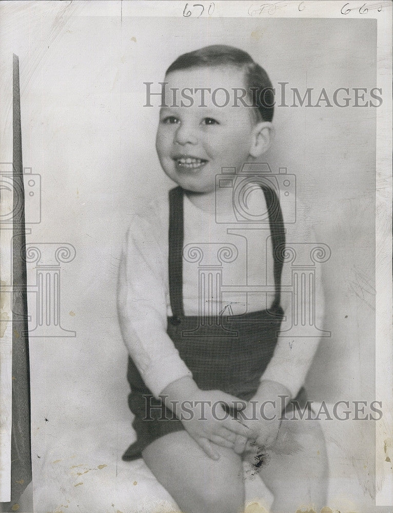 1955 Press Photo Two And A Half Year Old Jack Colby Missing - Historic Images