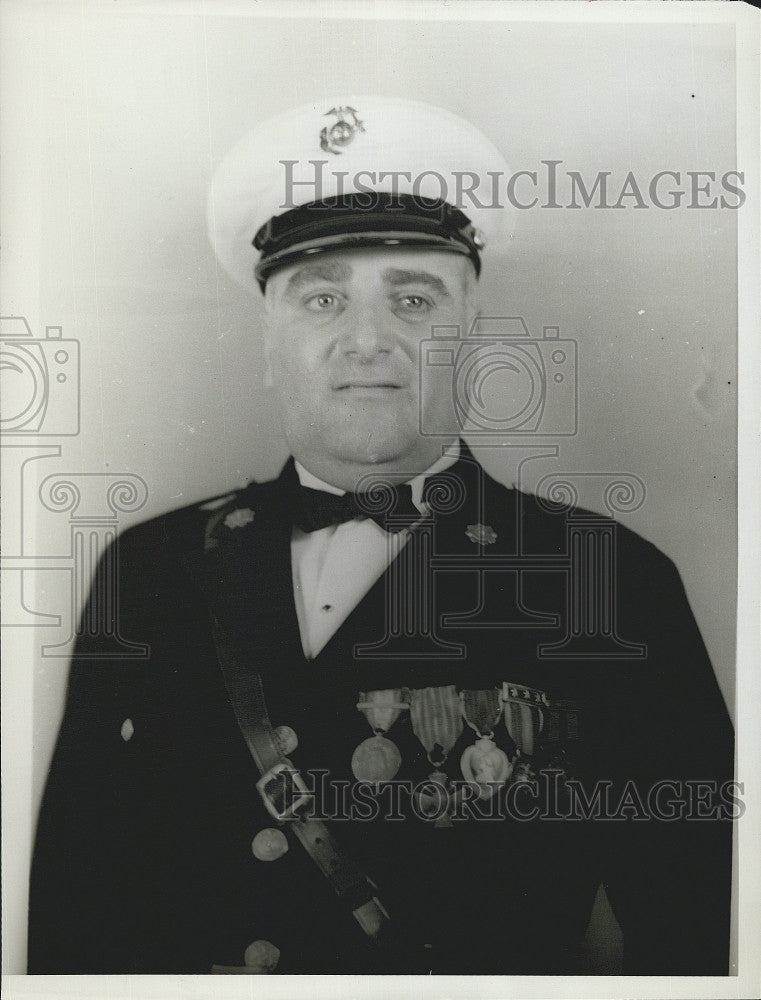 1938 Press Photo Jerome D. Cohen, State Commandant Marine Corps - Historic Images