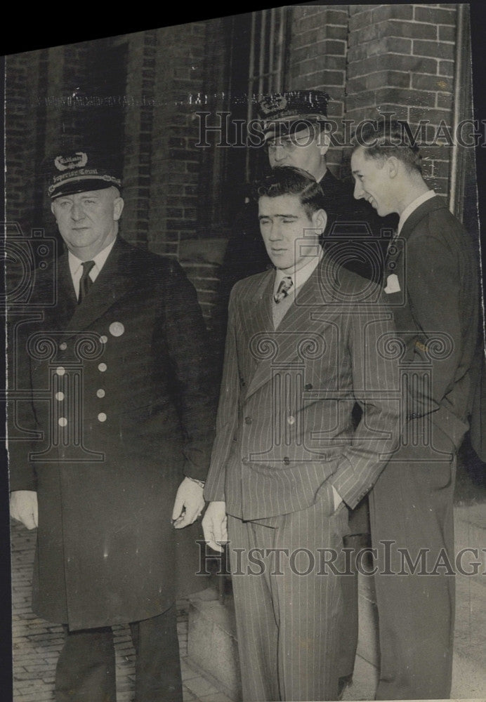 1947 Press Photo Michael Coggin, Jr., Ralph Dupont - Historic Images