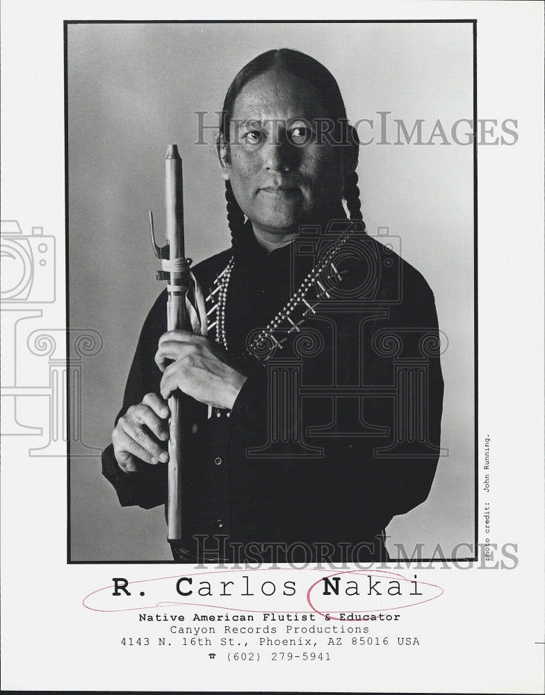 Press Photo R. Carlos Nakai - Historic Images