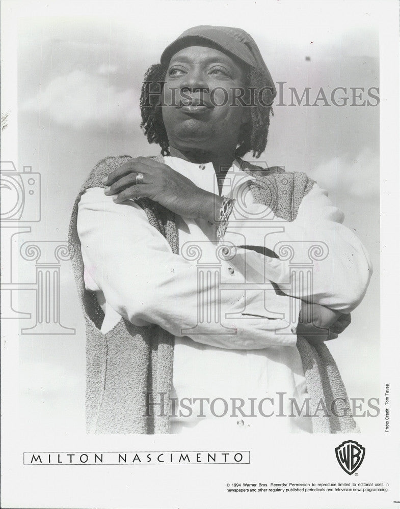 1994 Press Photo Brazilian singer-songwriter and guitarist Milton Nascimento - Historic Images