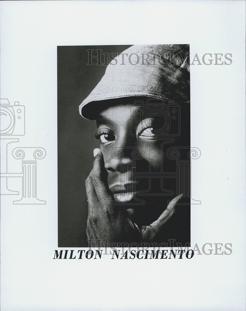 1991 Press Photo Brazilian singer-songwriter and guitarist Milton Nascimento - Historic Images