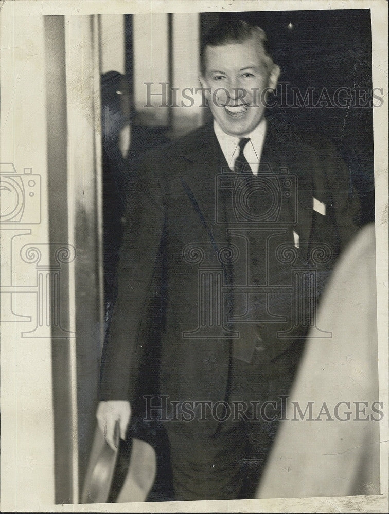 1939 Press Photo Deputy Sheriff Suffolk Court John Casey Trial - Historic Images