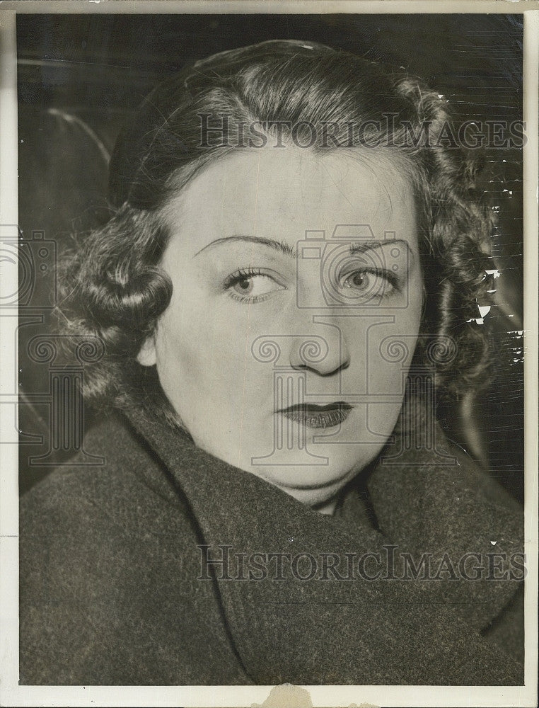 1937 Press Photo Mrs Renee Disser,saw the kidnappers of an old man - Historic Images