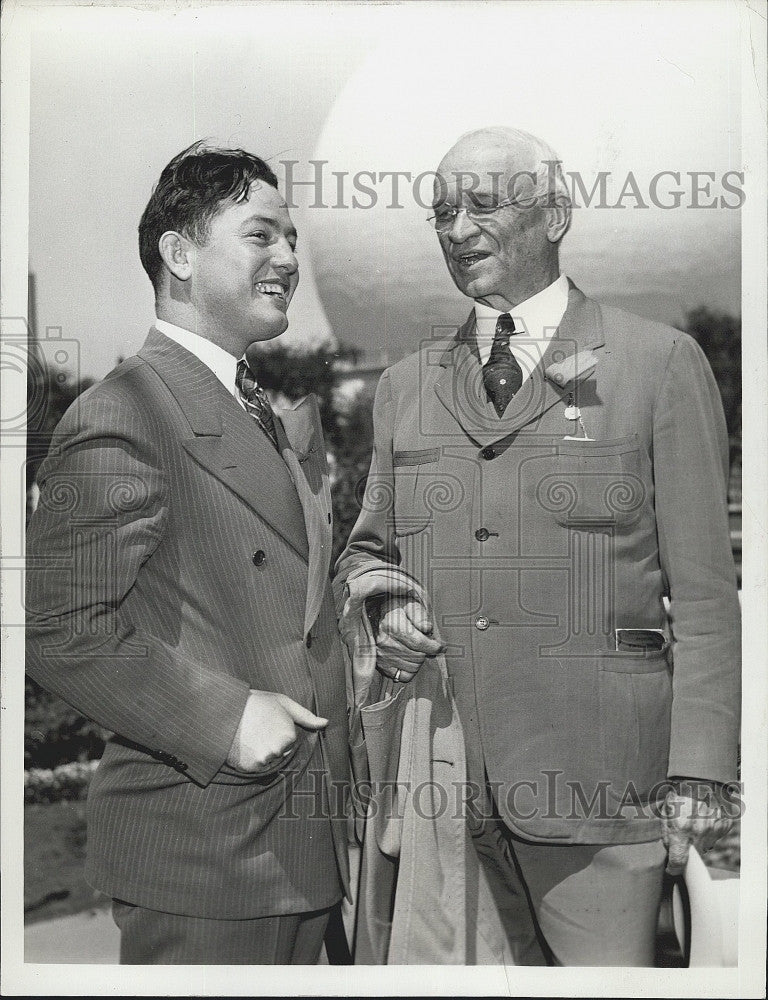 1939 Press Photo Lindley Beckworth, Allen Treadway - Historic Images