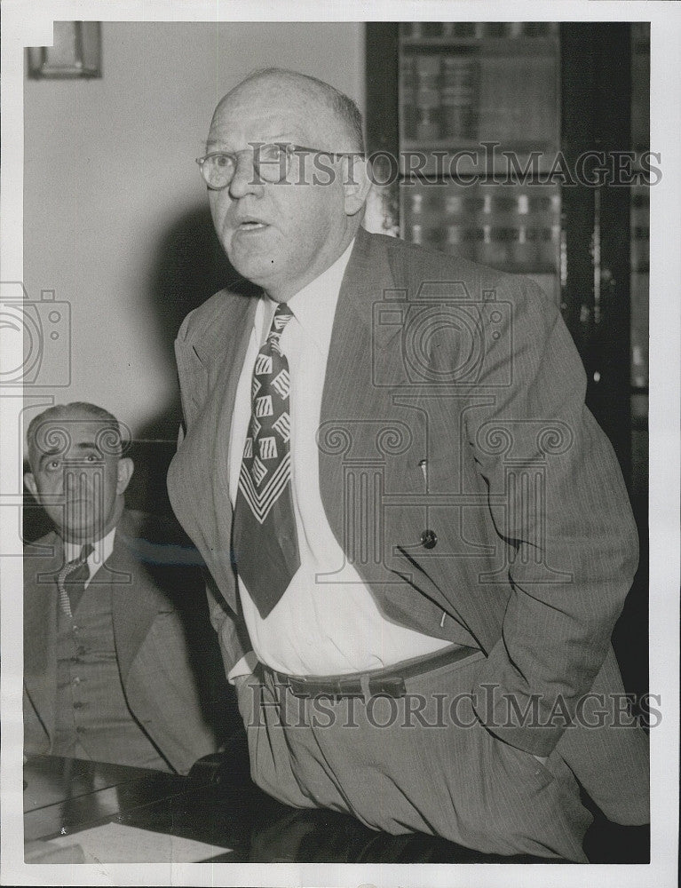 1948 Press Photo Councillor Phillip A Fish of Ward 16 - Historic Images