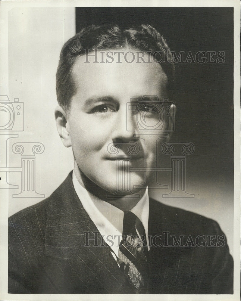 1933 Press Photo Leonard Firestone Rubber Company Akron Ohio - Historic Images