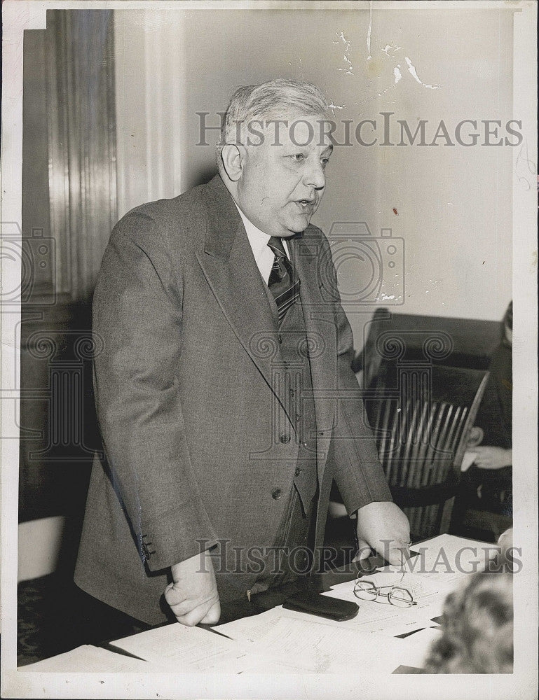 1945 Press Photo Cleary Parole Petition Joseph Langone Convicted Rig Election - Historic Images