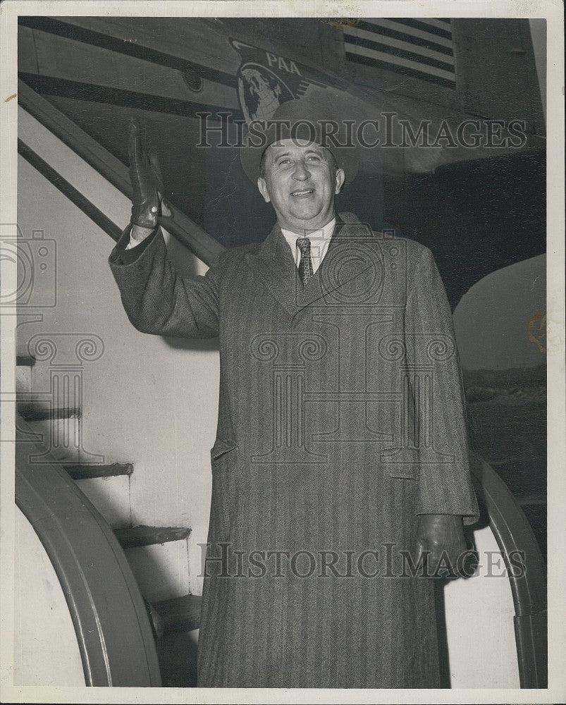 1947 Press Photo Eduardo Rodriguez Larreta, Uruguay Minister of Foreign Affairs - Historic Images