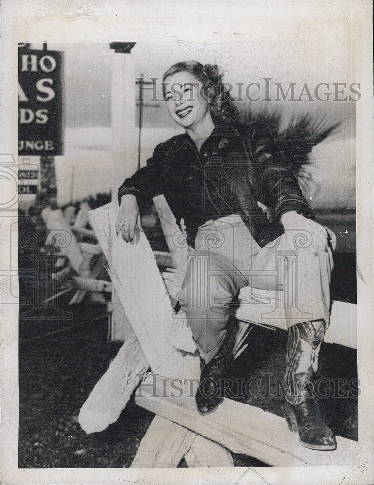 1946 Press Photo Ex Wife of Lawrence Tibbets, Jr. - Historic Images