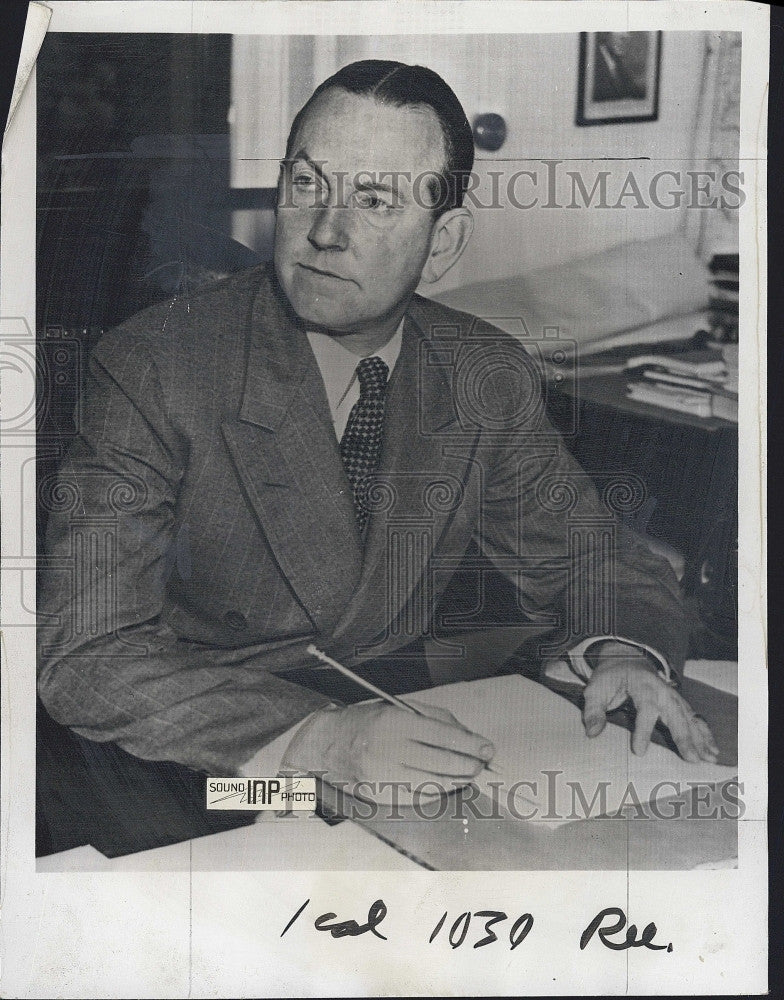 1940 Press Photo J Pierrepont Moffat State Department European Affairs - Historic Images