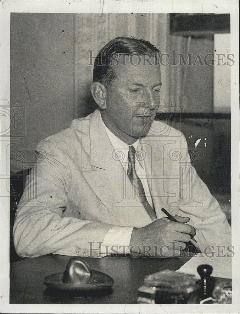 1940 Press Photo J Pierrepont Moffat State Department European Affairs - Historic Images