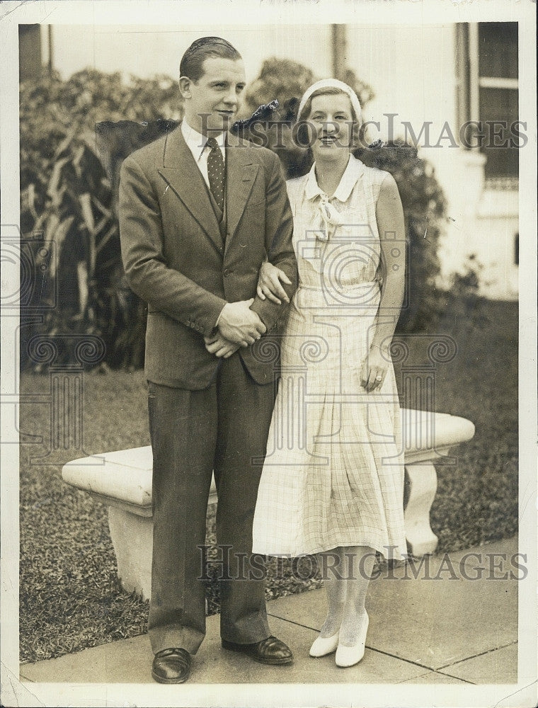 1938 Press Photo Louise Astor van Alen & Alexis Midvani - Historic Images