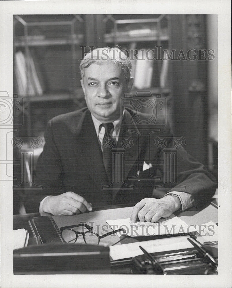 1953 Press Photo G.L. Mehta, Indian Amb to US - Historic Images