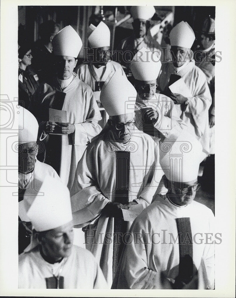 1983 Press Photo Cardianl Medieros funeral - Historic Images