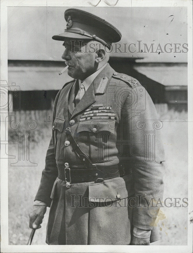 1939 Press Photo General Sir Edmund Ironsides of Britain - Historic Images