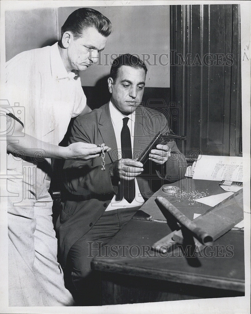 1962 Press Photo Sergeant Salvatore Ingeneri Dorchester Police - Historic Images