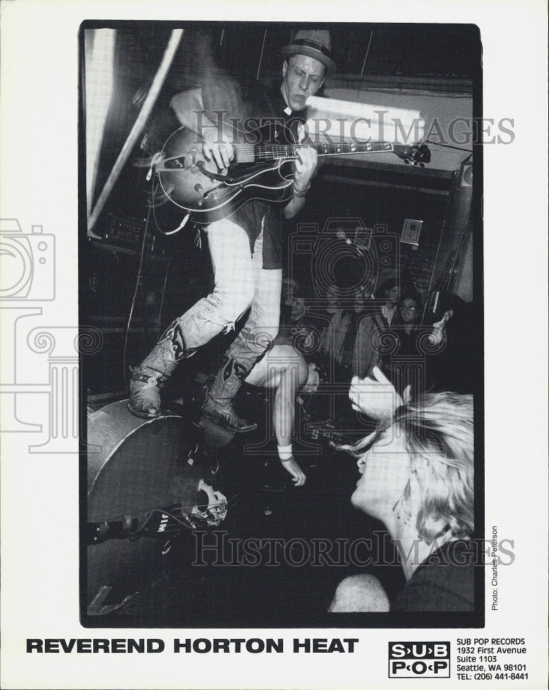 Press Photo Reverend Horton Heat Musician - Historic Images