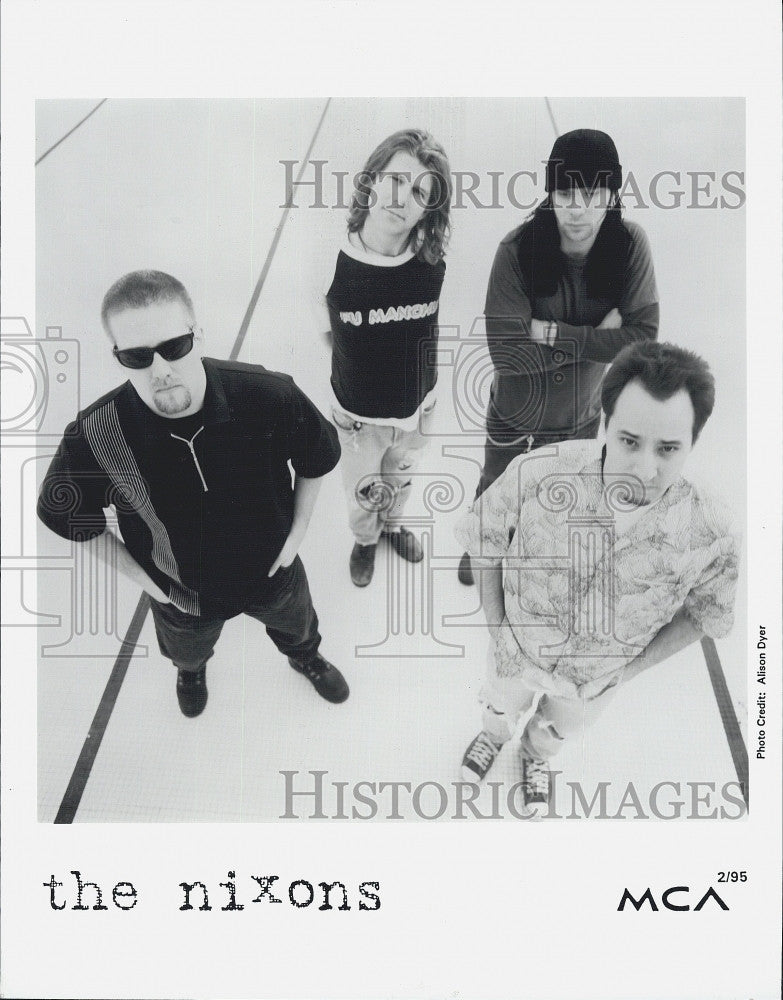 1995 Press Photo Musical group, The Nixons on MCA - Historic Images