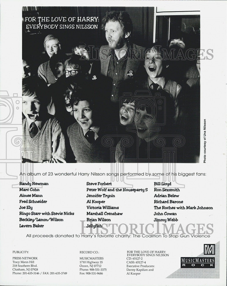 1995 Press Photo Album,For the Love of Harry,Everybody Sings Nilsson - Historic Images