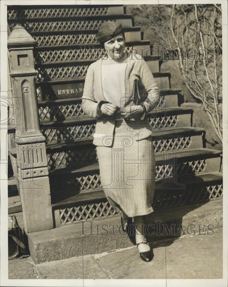 1934 Press Photo Mrs Nornam Brighton Stepmother - Historic Images