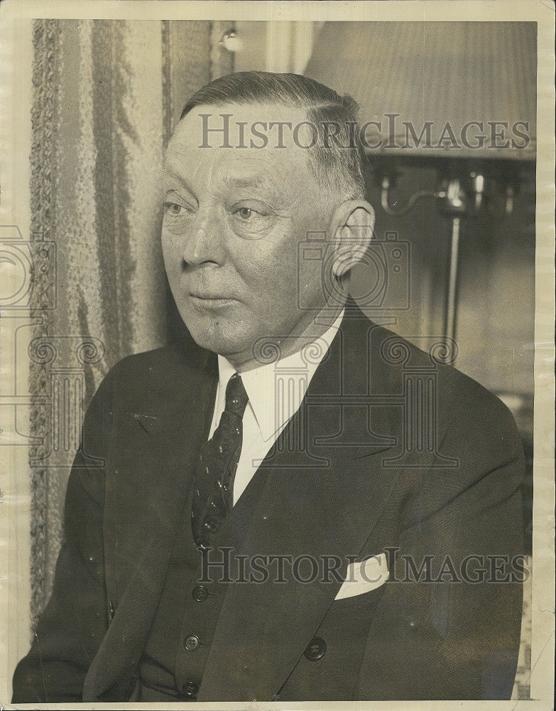 1935 Press Photo Portrait Governor Louis Brann of Maine - Historic Images