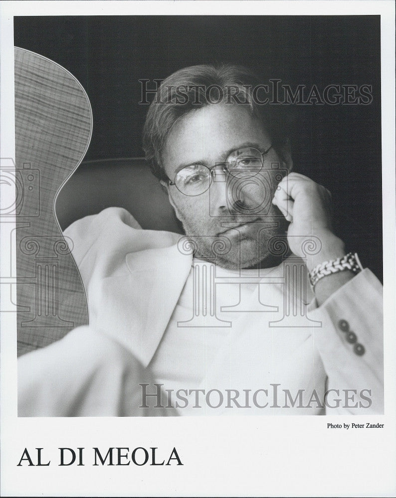 1998 Press Photo American jazz fusion and Latin jazz guitarist Al Di Meola - Historic Images