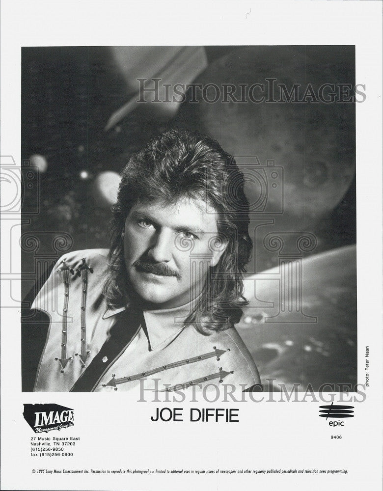 1995 Press Photo Country music singer Joe Diffie - Historic Images