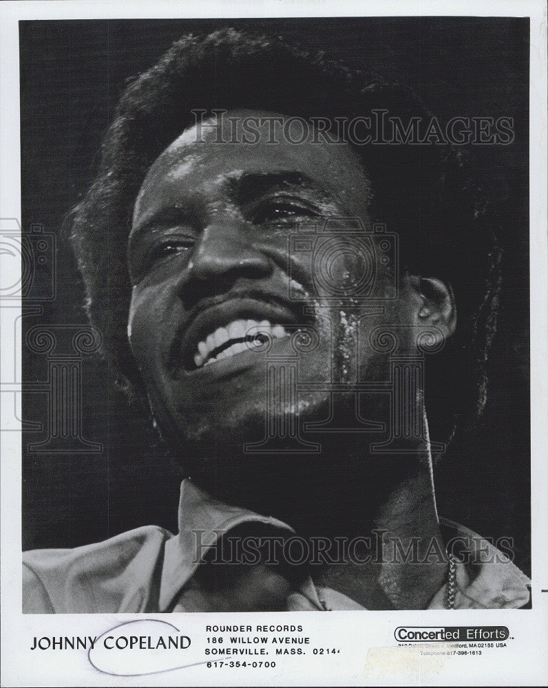 Press Photo Blues Singer Johnny Copeland - Historic Images