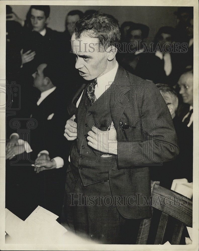 1939 Press Photo Attorney Joseph Finnigan - Historic Images