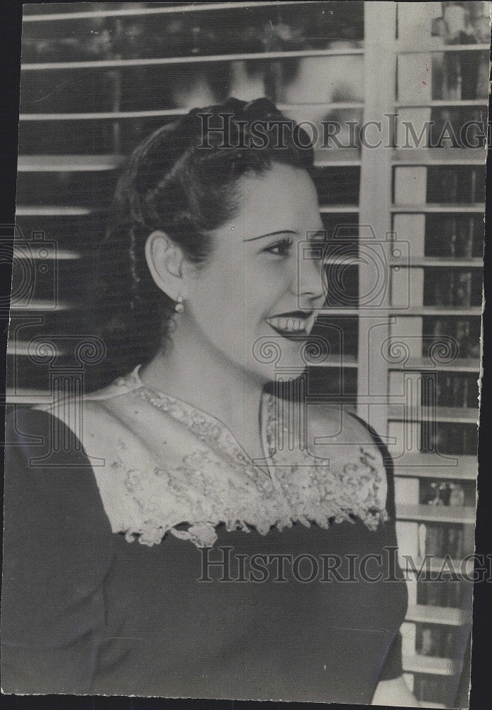 Press Photo Wife of Mexican President Manuel Avila Camacho, Soledad Orozco - Historic Images
