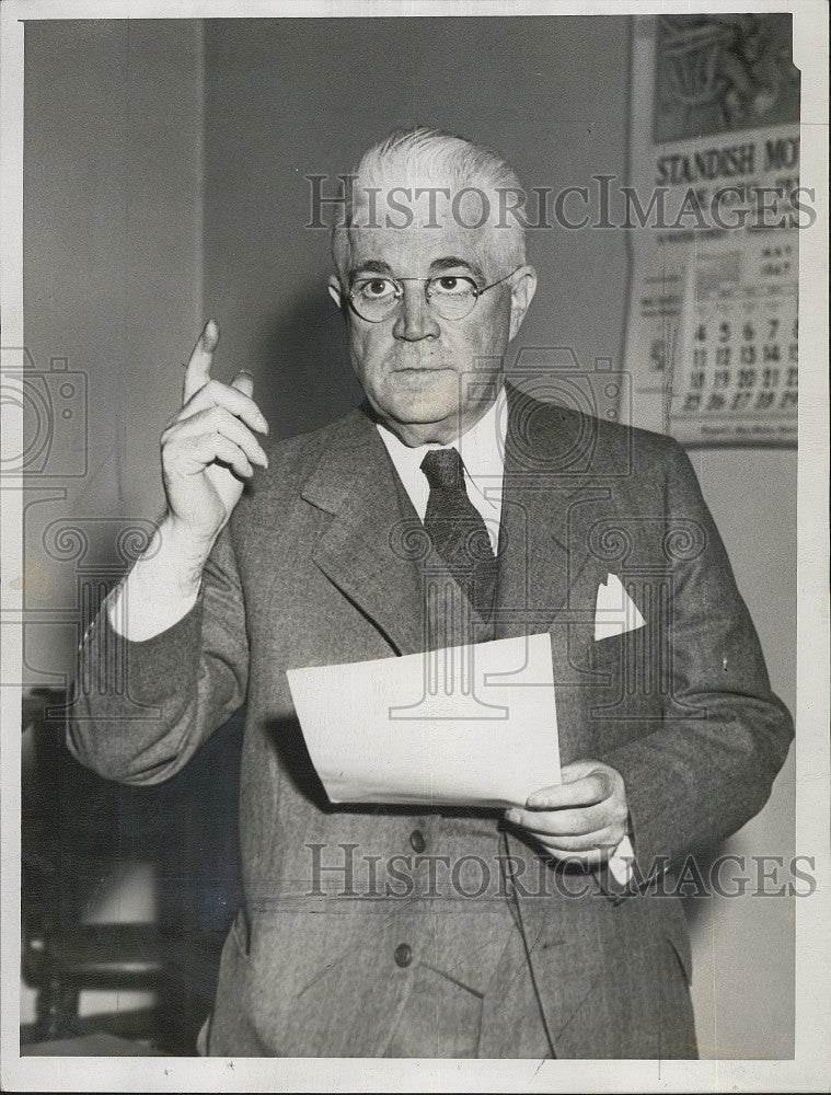 1947 Press Photo Atty. Herbert Callahan - Historic Images