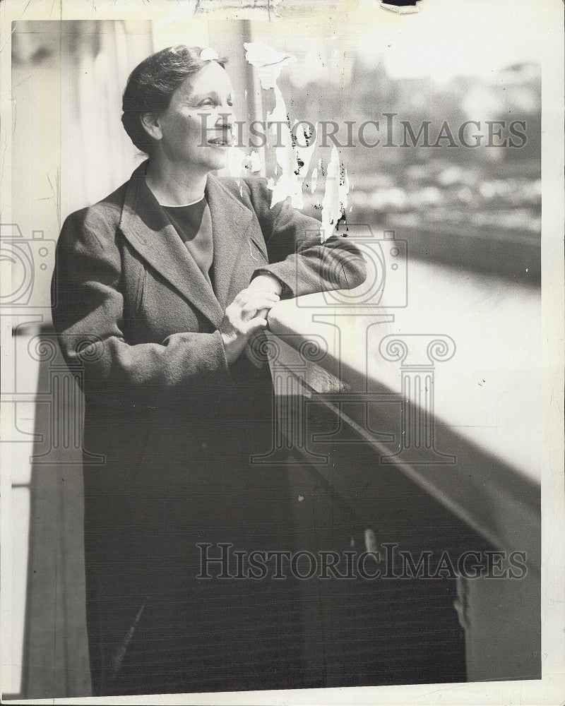 1938 Press Photo Psychologist Dr. Augusta F. Bronner - Historic Images