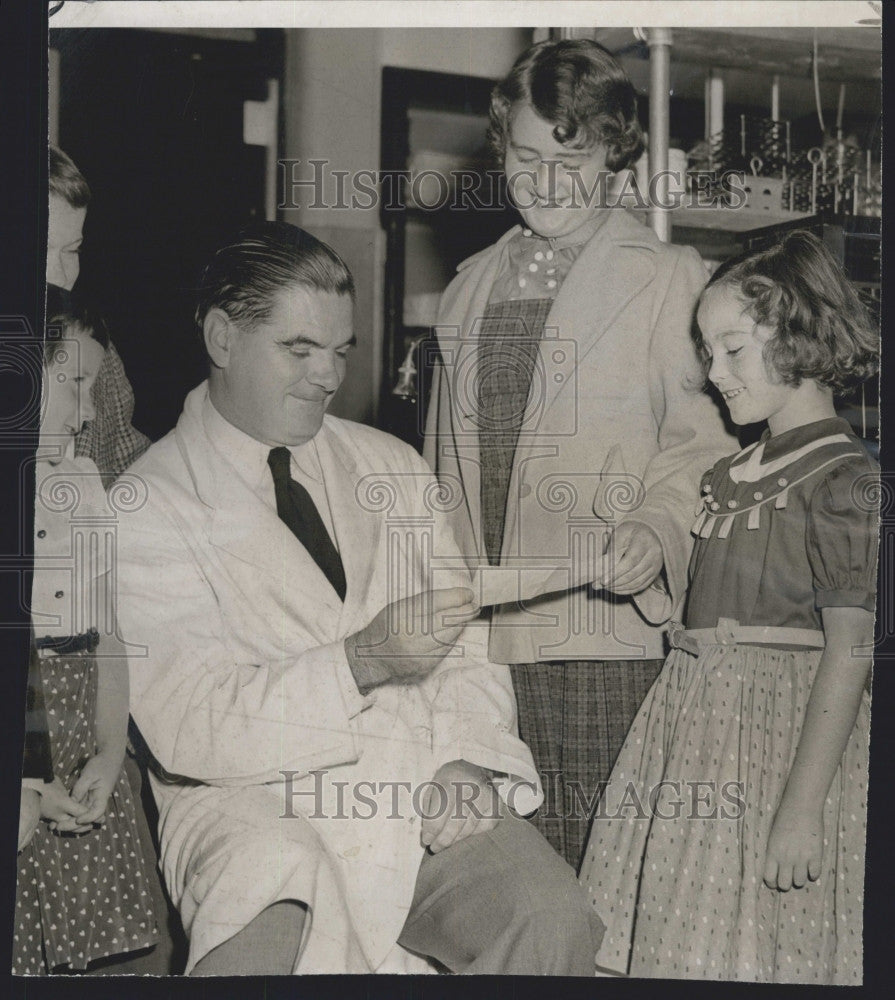 1961 Press Photo Dr. William Maloney, G. Kelley, R. Leddy, P. McCarrick - Historic Images