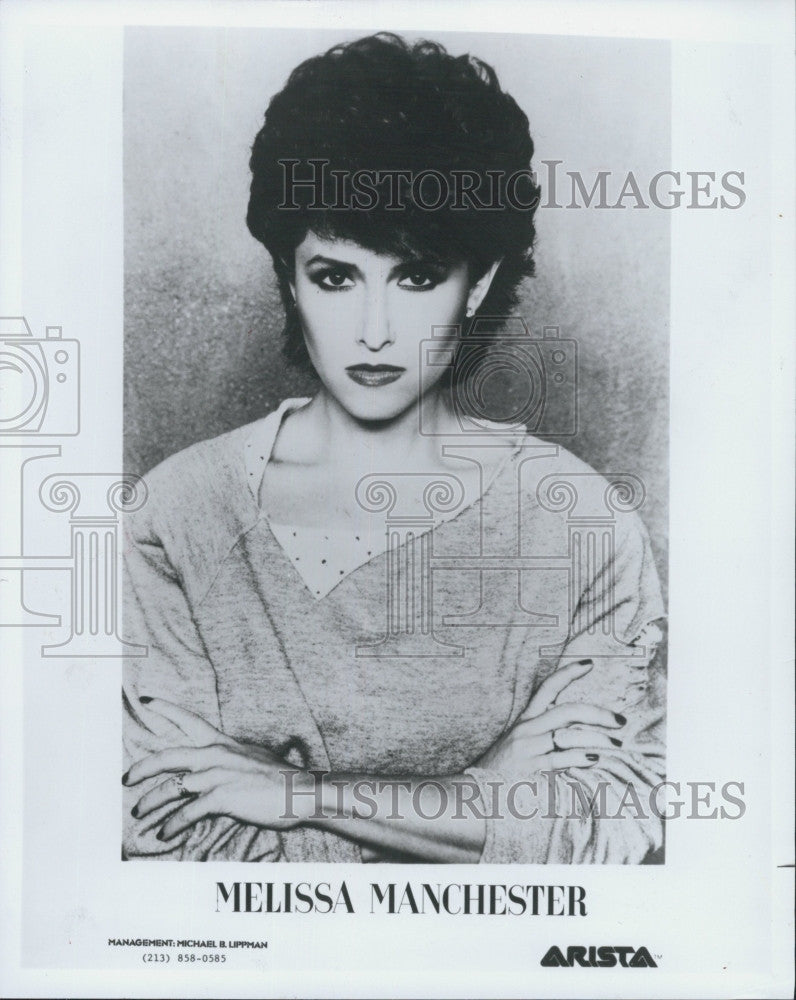 Press Photo Singer Songwriter Melissa Manchester - Historic Images