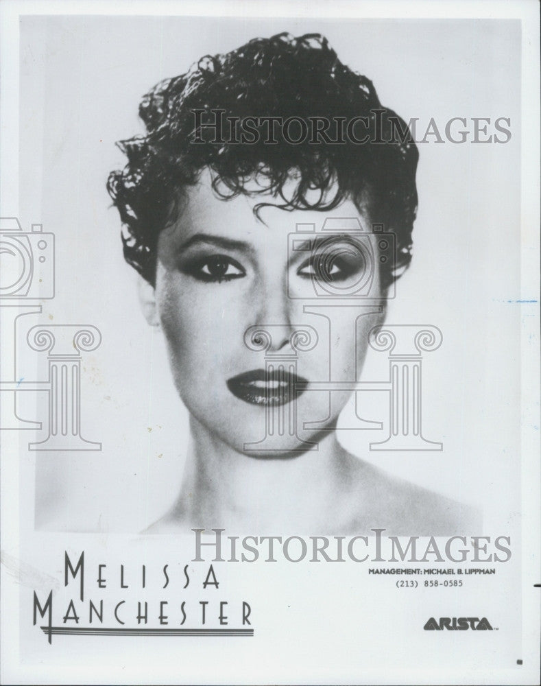 Press Photo Singer Songwriter Melissa Manchester - Historic Images