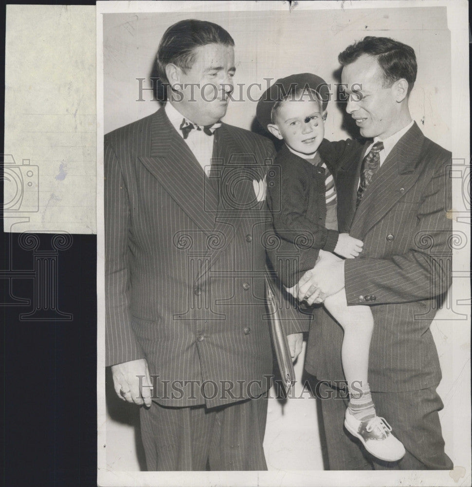 1948 Press Photo Atty F E Kelly, Jos C Bryd &amp; dad Anderson - Historic Images